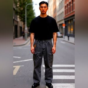 Mens Wrangler Riggs Workwear Cargo Jeans Extra Long 100% Cotton 32x36